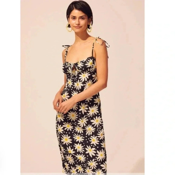 Solid & Striped Lolita dress in graphic daisy - Picture 1 of 12